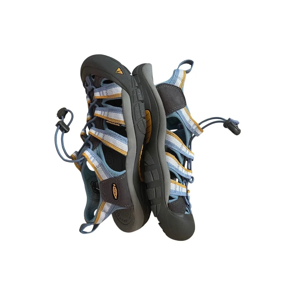 Keen Newport H2 Sport Sandals WMS 7.5 Blue Gorpcore Granola Girl Coastal - Picture 4 of 10